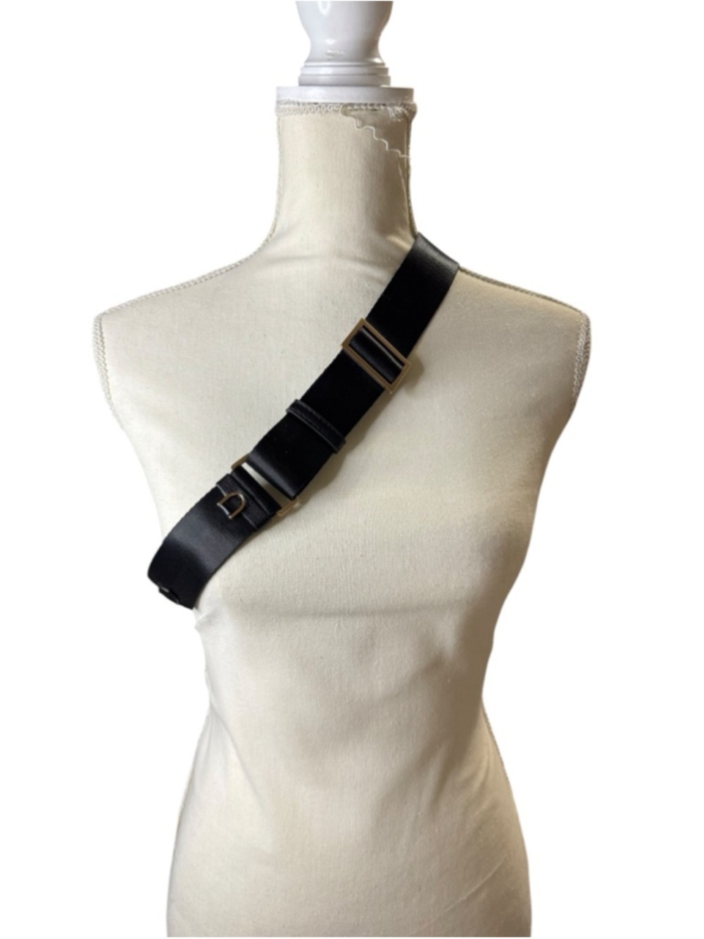 Women's Unbranded Black Gold Adjustable Bag Strap